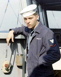 John Maravigilia on deck
